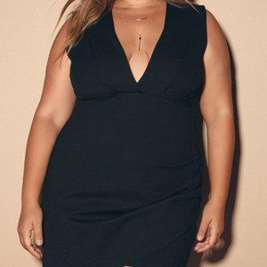 Cocktail Hour Black Wrap Dress